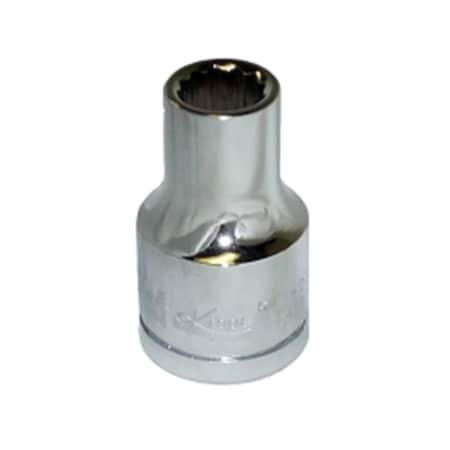 Keen 0.5 in. Drive 0.37 in. Short 12 Point Socket KE728246